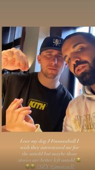 Drake's IG story on Manziel's 'Untold' episode